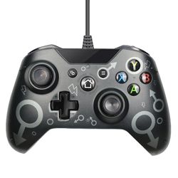 Initially Usb kablet controller til et videospil joystick mando til Microsoft One Slim Gamepad Controle Joypad til Windows pc Grå