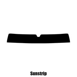 Window-Tint Sun Strip for Kia Rio Estate - 2000 til 2004 pre-cut sunstrip 5% limo sort