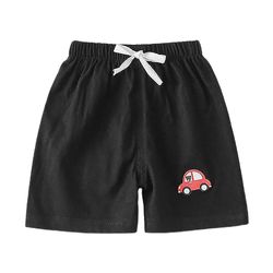 Besser Toddler Kids Piger Elastic Waist Shorts Korte Bukser Sort 1-2 Years