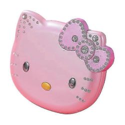 Lapset Hello-kitty matkapuhelin kaksoiskortti kaksoisvalmiustila suloinen sarjakuva lasten näppäimistö läppäpuhelin tytöille Vaaleanpunainen
