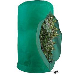 Frostbeskyttelsesposer til planter, genanvendeligt plantebeskyttelsesdæksel med snøre, havefleeceposer vinter Grøn XL-140x200cm