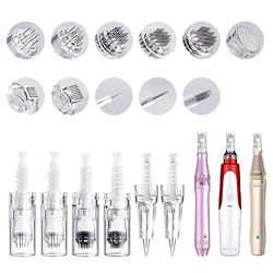 10/50stk Derma Pen Bajonetnåle Patron til Dr Pen N2/m5/m7 Nano/9 Pin/12 Pin/36 Pin/42 Micro Needle Udskiftning Hoved 5 PINKODE 10PCS