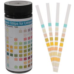 100 stk Urin Ph Test Strips Urinanalyse Test Strips Urin Protein Test Strips Som vist 10.8X0.5cm
