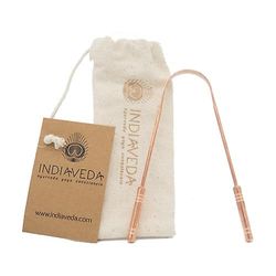 Indiaveda Natural Copper Tongue Scraper 1 unit