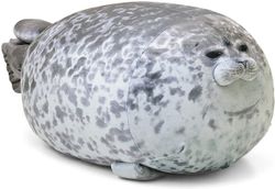 AIR Buttede Klat Pillow Fyldt Bomuld Plys Animal Toy Grey Small Large