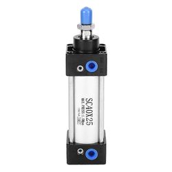 Ilmapneumaattinen sylinteri kaksitoiminen Sc40 standardi alumiiniseos componetssc40x100 SC40x25