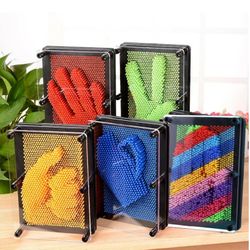 3d Pin Art Sulpture Classic Vintage Legetøj Innovative Grænseløs Kreativitet Uddannelse Legetøj Rød M