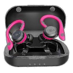 Uinti vedenpitävät Bluetooth-kuulokkeet - Dual Wear Sports langattomat kuulokkeet TWS IPX7 - 20 tuntia toistoaikaa musta