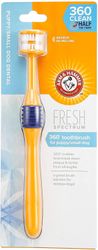 Arm & Hammer Käsivarsi ja vasara Tuore 360 asteen hammasharja pennuille