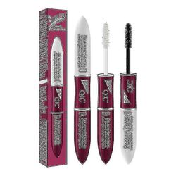 1pc silke fiber mascara vanntett dobbel-end curling mascara øyenvippe mascara for dame