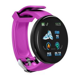 D18 Bluetooth Smart Watchband Fitness Sport Tracker Vandtæt Unisex lilla