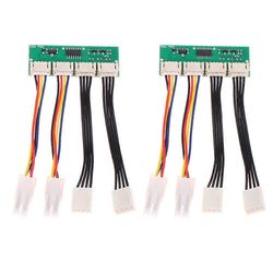 S19K Pro Fan Spoofer 12V 4-in-1 neliö 4Pin tuulettimen simulaattori Bitmain Antminer -tuulettimen nopeussimulaattorille Kuten