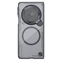 NILLKIN Iceblade FOLD Oppo Find N5 5G -puhelimelle, MagSafe-linssinsuojuksen jalustan kanssa yhteensopiva suojakotelo, PC + TPU Monivärinen Black