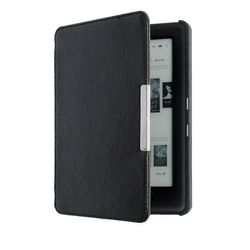 Kotelo KOBO GLO HD 6.0" eReader magneettinen automaattinen leposuoja erittäin ohut kova kuori (musta) Black