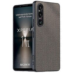 Hiilikuitu Sony Xperia 1 VI Kotelo - Kestävä ja Iskunkestävä Puhelimen Kuori Carbon kultaa