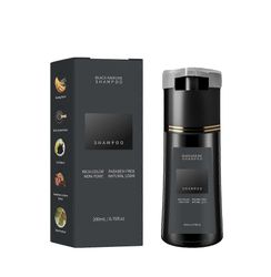 Hiusvärishampoo, hiusvärishampoo miehille ja naisille, luonnollinen hiusvärishampoo harmaiden hiusten peittämiseen, hiusten pikavärishampoo 3 PCS