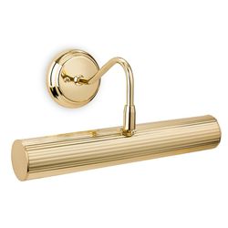 Firstlight Lighting Reeded 2 Lys billede væg poleret messing, E14