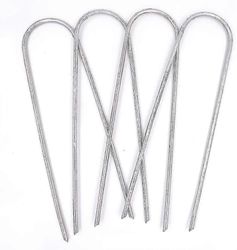 Trampoliinit Tuuli panokset Raskas U Tyyppi Terävä päät Maa-ankkuri 4pcs