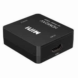 Hdmi til Rca, hdmi til Av, 1080p HDMI til Av 3rca Cvbs sammensat video audio konverter adapter understøtter Pal / ntsc
