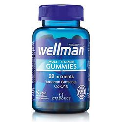 Vitabiotics Wellman 60 Gummies High Strength Zinc Vitamin Vegan Essentials