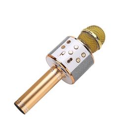 Yunshu Bluetooth trådløs mikrofon håndholdt KTV multifunktion Golden
