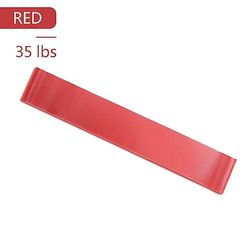 Rubber Bands Niveauer Yoga Sport Training Bands Finpudse Workout Loops Latex elastik til Bands Fitness Equipment Unisex Rød