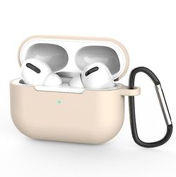 Mikasa Gælder for Airpods Pro Beskyttelsesdæksel, silikone spænde, ny Apple 3. generation Bluetooth headset Sand dune