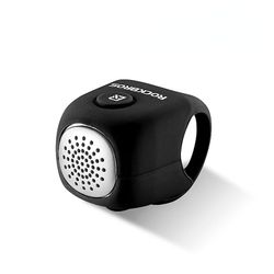 Elektrisk cykelklokke regntæt cykel styrklokke med Silica Gel Shell Ring Sort
