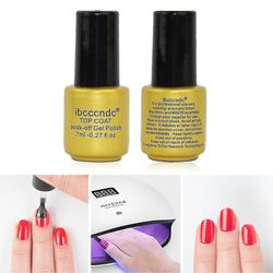 Ibcccndc 7ml miljøvenlig soak off neglegel polish hurtig tørre negle top coat