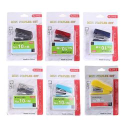 Mini Office -nitoja 10 niitillä pienellä käsinitojalla Älä koskaan tukkia toimistotarvikkeita