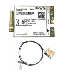 Em7430 Dw5816e 4g LTE-modul + 2xantenn Gobi6000 för 7280 7285 7290 7389 7390 7480 7490 E7470 Cat6 Dw5811e