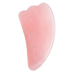 Coosilo Gua Sha Skrabe Massage Tool, Jade Gua Sha Stone Anti aldrende Gua Pink