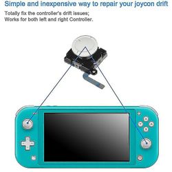 2-pakkaus korvaava joystick analoginen ohjainsauva osa Switch Lite Joy-con -ohjaimelle - korjauksella