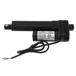 24v DC sähköinen työntötankomoottori -tyyppinen hydraulitanko 3000n teleskooppitanko suurin työntövoima 100mm Musta