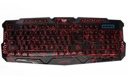 Ruili Professionelt stereo gamingheadset til Ps4 Xbox360 Ps3-pc Rød