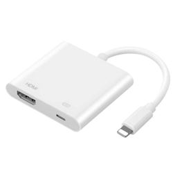 Lyn til HDMI og lynadapter (støtte iOS 13)