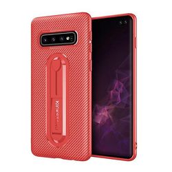 AIR Mobile Shell sag med skjult stand til Samsung Galaxy J7 Duo - Rød