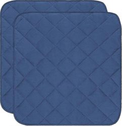 2kpl inkontinenssituolityyny pestävä vedenpitävä istuinsuojatyyny luistamaton imukykyinen pestävä inkontinenssityyny 22 x 21in g Tummansininen