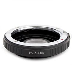 Pentax K PK -objektiivista Nikon F -sovittimen objektiivin rengaskameran lisävarusteisiin