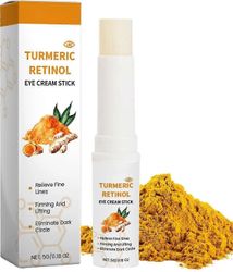 1-3kpl Kurkuma Retinol Eye Cream Stick, silmänympärysvoidepuikko tummille silmänalusille ja turvonneille silmille, ryppyjä ehkäisevä silmänympärysv...