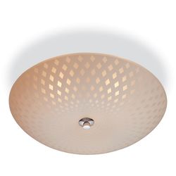 Firstlight Lighting Celine 3 Lys Semi Flush Loft Light Opal Glas, dekorative mønster, E14
