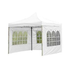 Garden Oxford Gazebo Marquee Party Teltta Kokoontaitettava vedenpitävä ulkona surround kangasteltta T Valkoinen 3*2M