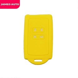 Jameo auto silikoni-auton avainkotelon suojakansi renault koleos kadjar samsung qm5 qm6 2016-2020 pidikkeen suojukset Keltainen