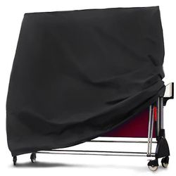 Bordtennis Cover Bordtennisbord Vandtæt Cover Sort 165x70x185cm 65 X 28 X 73inch 165x70 x185cm