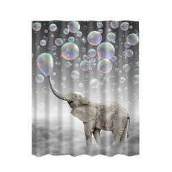 Vanntett polyester bad dusj ren gardin panel dekor m / kroker 14 180x180cm