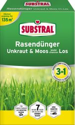 SUBSTRAL® Nurmikon lannoite Weed &; Mossilla ei ole mahdollisuutta, 4 kg