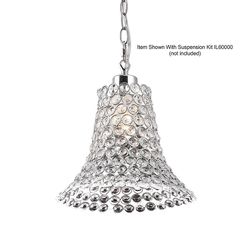 Inspired Lighting Kudo Crystal Cone SHADE KUN poleret Krom, Krystal