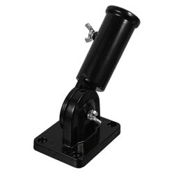 Säädettävä lipputangon kiinnike Raskas Alumiininen lipputangon näytönpidike (musta)