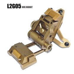 L2g05 Wilcox Nvg Mount Night-vision Beskyttelsesbriller Beslag Arm Mount Ligklæde Svalehale Seal Beslag til Pvs-15 Pvs-18 Sølv