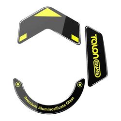 Lasiset hiiren jalat, jotka ovat yhteensopivia G502 X PLUS langattoman hiiren kanssa Pyöreä kaareva reuna Hiiri Lasiluistimet, A Musta